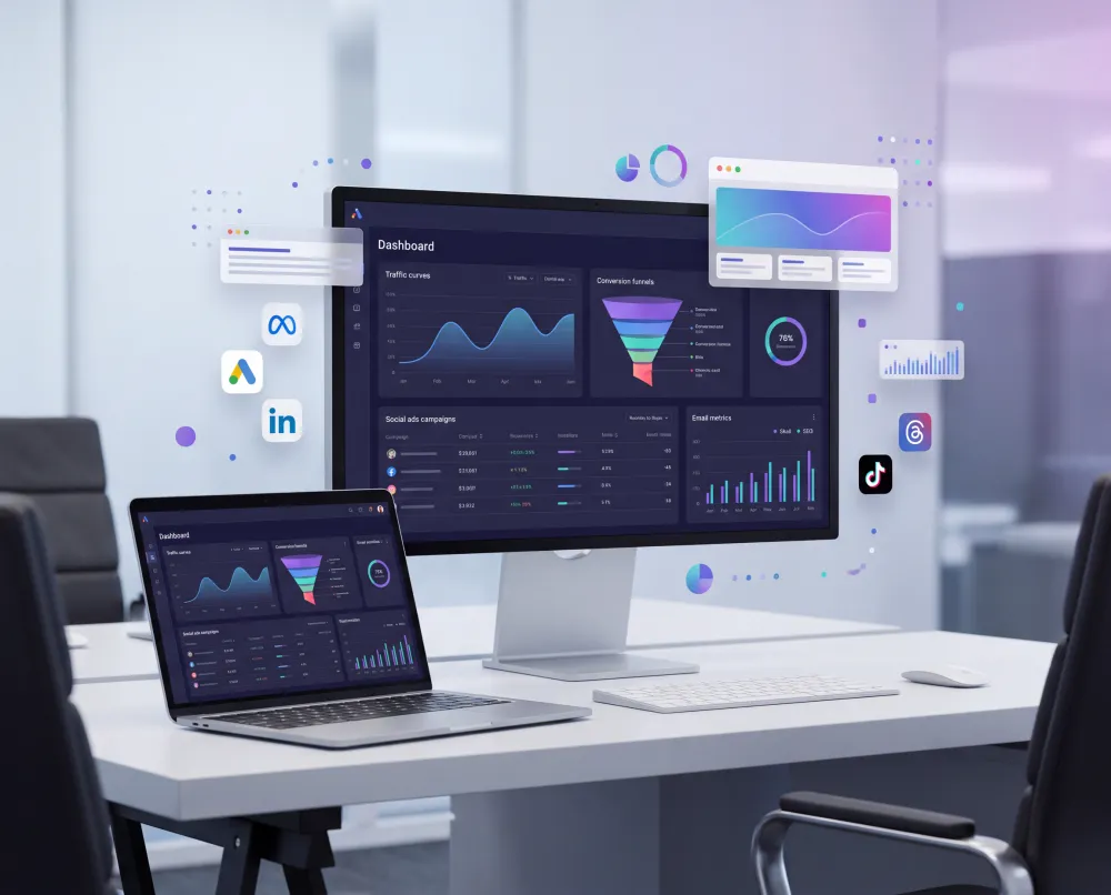 Pilotage et reporting des KPI social ads - Ubikom Digital